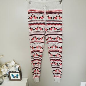 American Eagle Ahh-Mazingly Soft Knit Leggings Size Small Dachshund Holiday Xmas